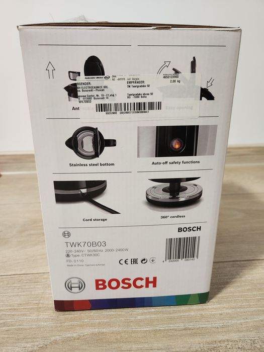 Кана за топлене на вода Bosch TWK70B03, за части,ремонт