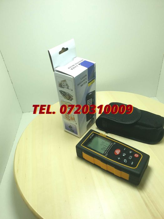 Telemetru  Ruleta Laser 40m precizie2mm Lentile Germania