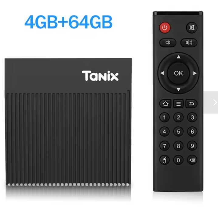TV Box Tanix Amlogic S905X4 Android нов