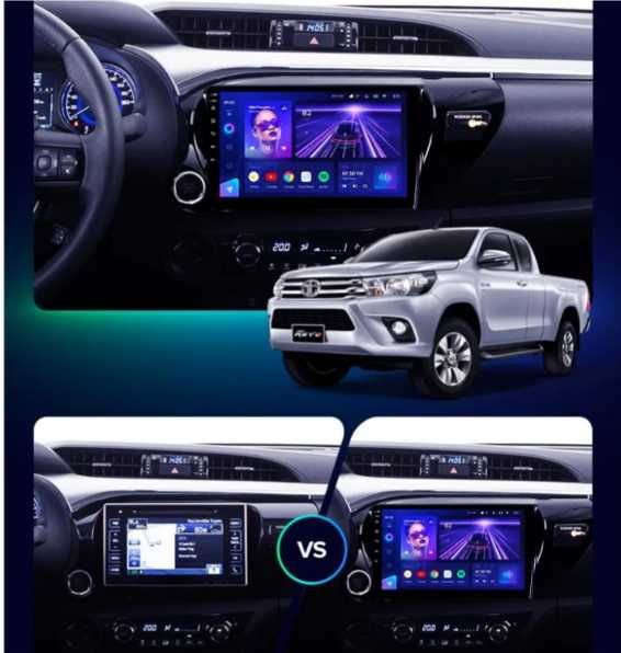9-инчова мултимедия за TOYOTA Hilux (2015–2021) Подарък камера
