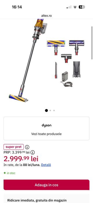 Aspirator Dyson V12 Detect Slim Absolut NOU