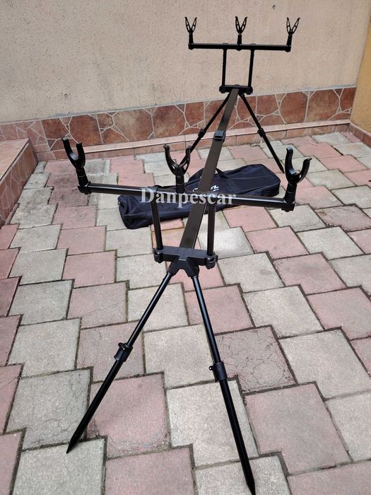 Rod pod PROFL BLACK pentru 3 lansete cu 4 picioare FL129