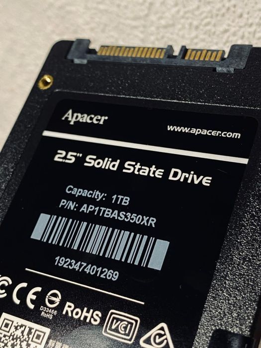 SSD диск Apacer AS350X 1TB