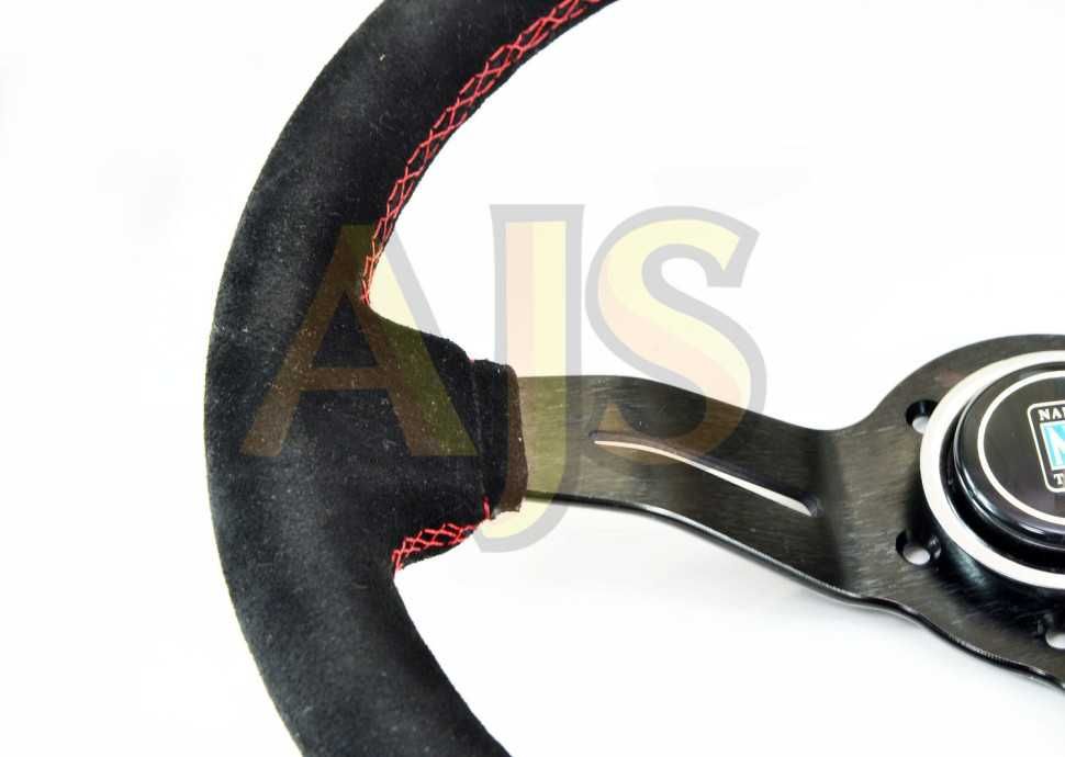 Руль Nardi style вынос замша