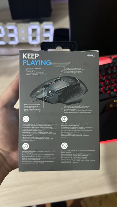 Новая игровая мышь Logitech G502 X
