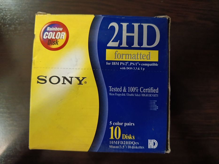 Дискеты Sony 2HD