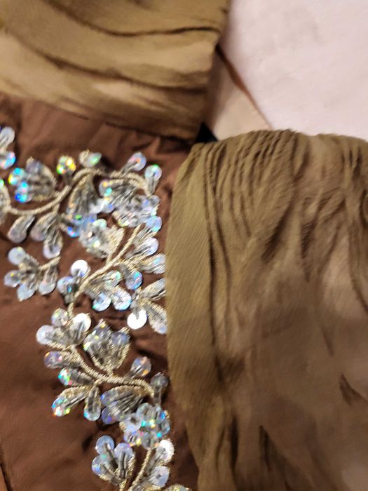 rochie lunga matase naturala 100%, 38, noua, LUX