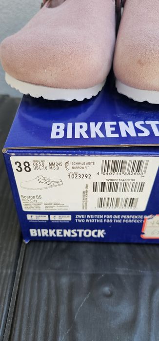 Birkenstock boston size 38 tts