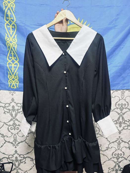 Стильное школьное платье