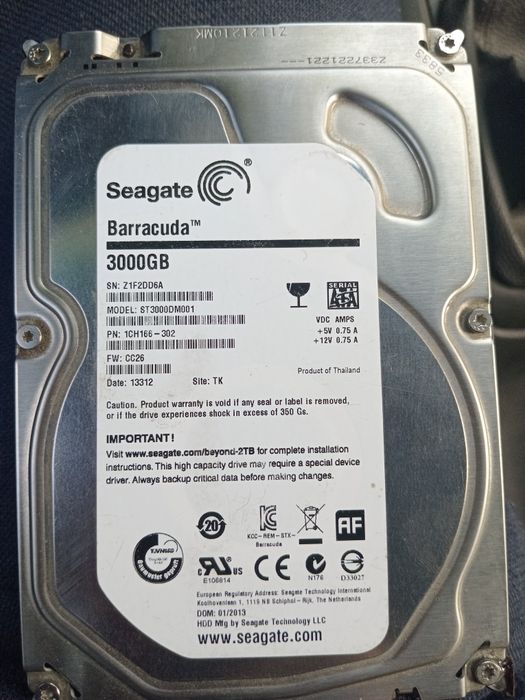 HDD 3tb не стабильный