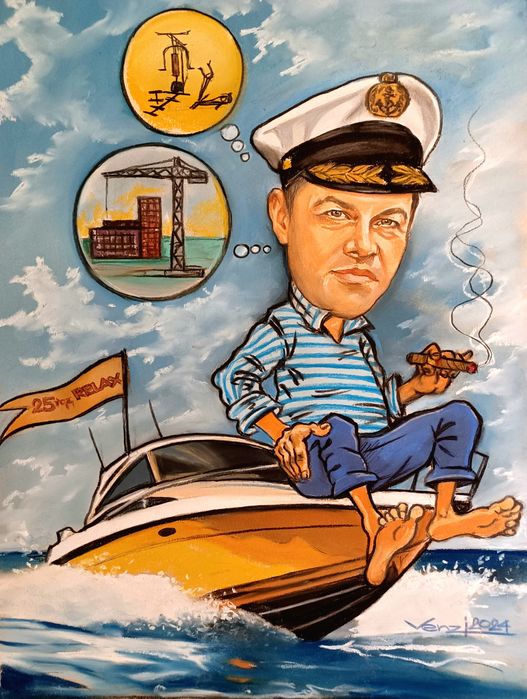 Ръчно рисувани карикатури по снимка