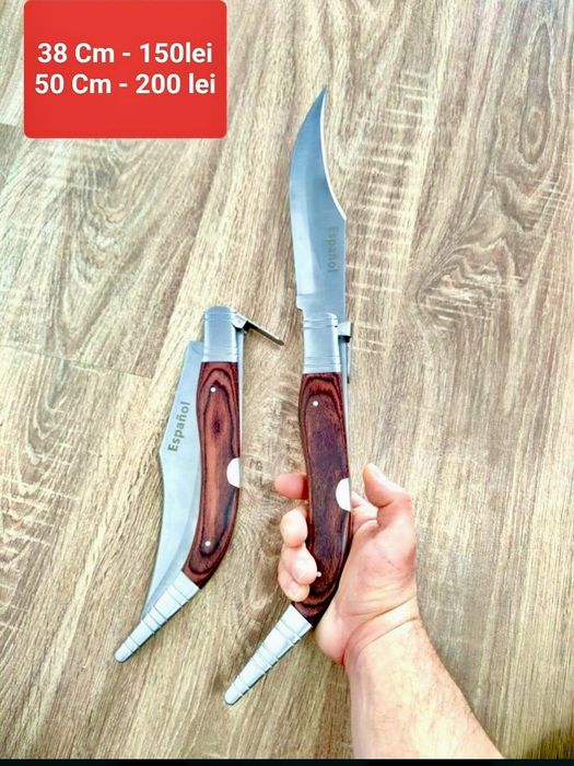 Briceag Crichet Spaniol / Cuțit Cricket Spania 50cm , mâner lemn