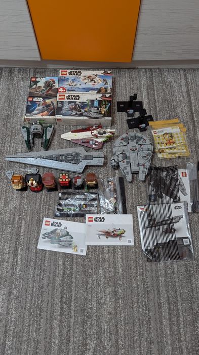 Lego Star Wars colecție nave jedi brick Headz yoda