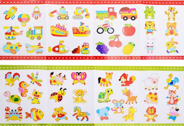 НАМАЛЕНИЯ Рисуване на шаблони и формички от дърво + флумастери с книжк