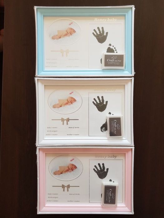 Рамка с отпечатък за бебе!