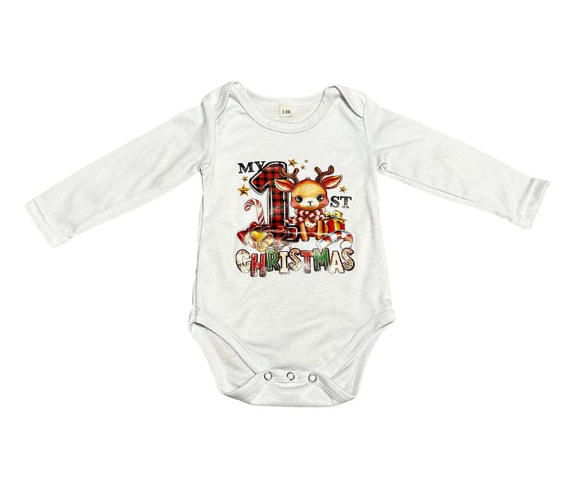 Лот КОЛЕДНИ дрехи за бебе 3-6 месеца за Фотосесия