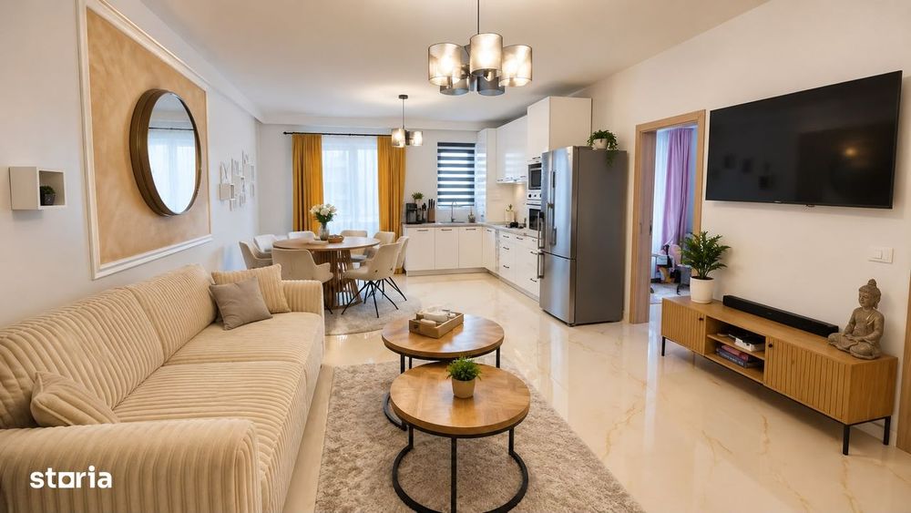 Apartament premium în bloc nou 75 mp –Epoxy integral+parcare inclus