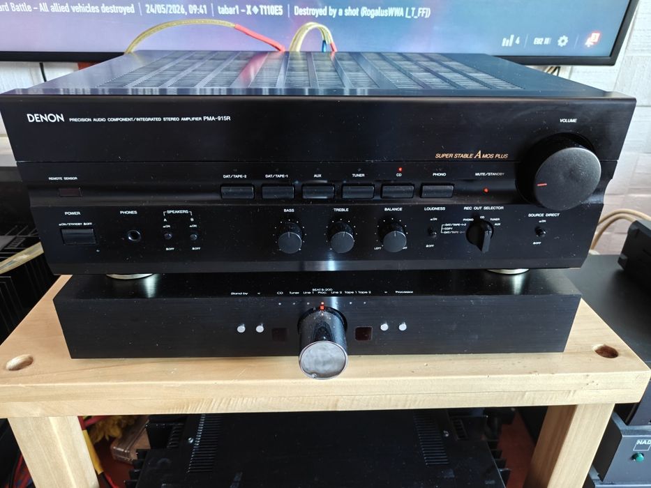 Denon pma 915r amplificator audio, statie  ,sunet bun
