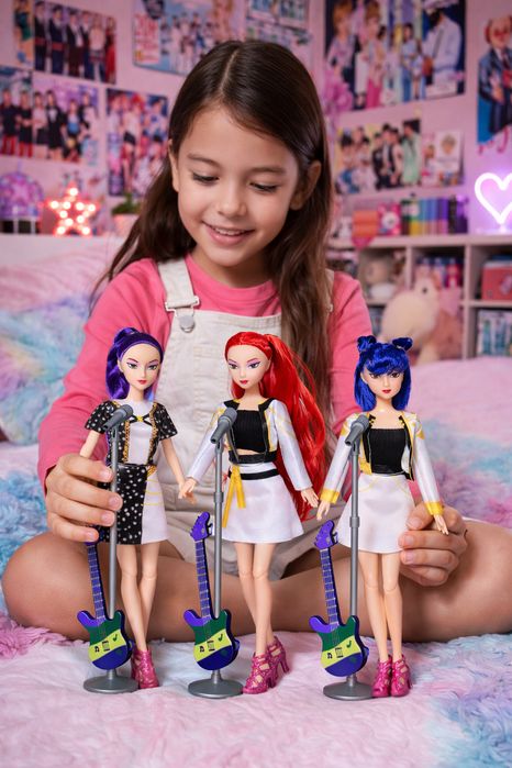 Set 2 Papusi 32 cm Kpop Demon Hunters - Vanatorii de demoni