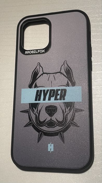 Mobilfox HYPER Dog калъф за iPhone 12 – сив, нов