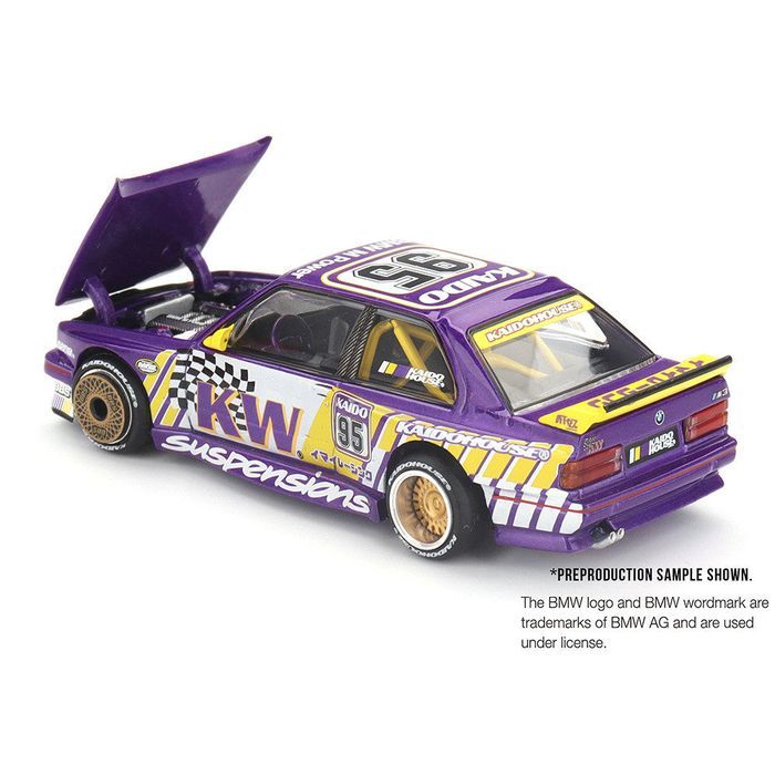 Macheta auto BMW M3 (E30) Kaido KW V1 1989 1:64 MIniGT/Kaido House