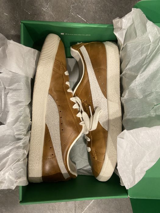 Кожени кецове - Puma x “Clyde” Leather Sneakers - №44