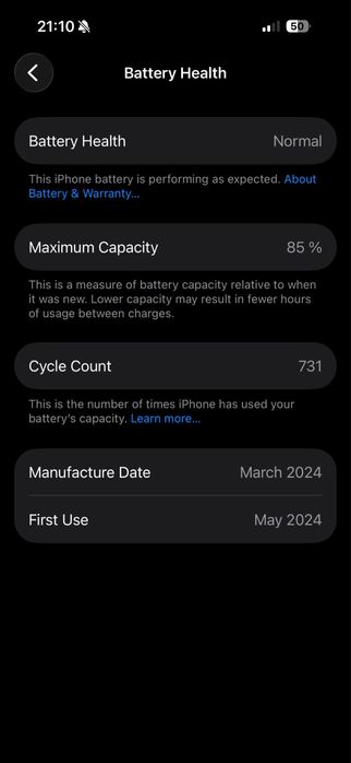 iPhone 15 Pro Blue Titanium 128 GB
