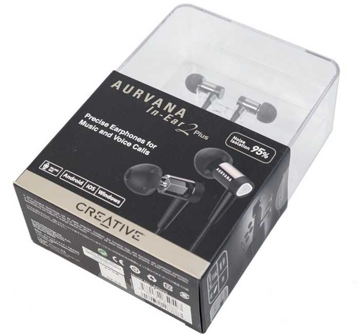 • Нови Hi-Fi слушалки с микрофон Creative Aurvana In-Ear 2 Plus