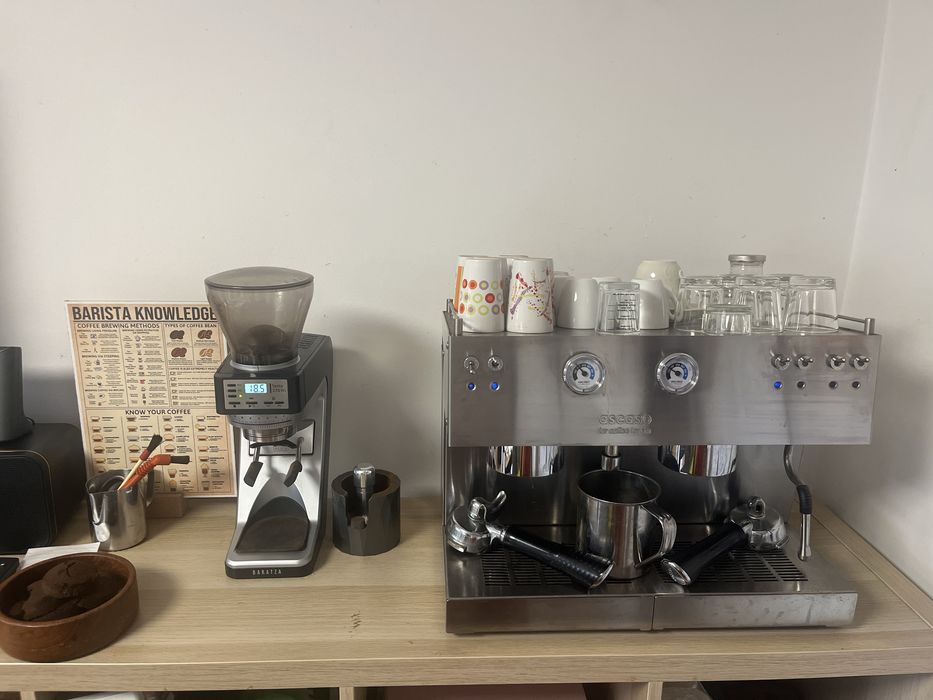 Ascaso steel trio + Baratza Sette 270wi + accesorii