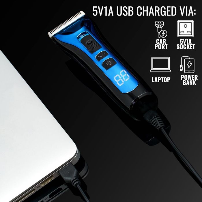 Mașină tuns BarberBoss,rezistentă la apă, pt bărbați/copii,sigilat