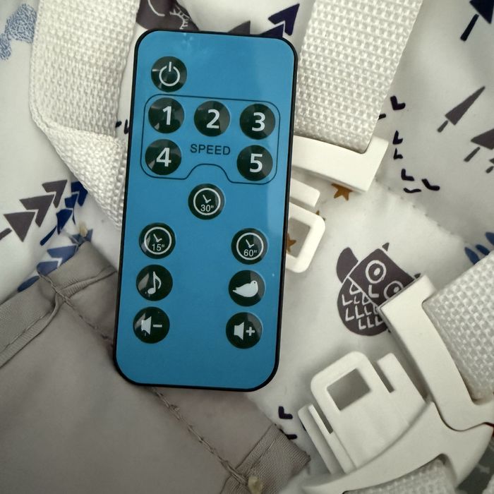 Leagan electric cu telecomanda, Wunderkid Side Gri