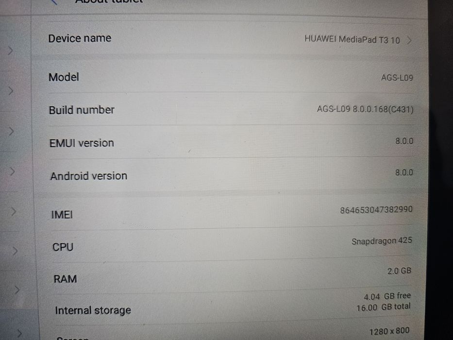 Tableta Huawei MediaPad T3 10