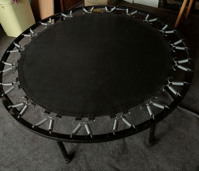 Батут в хорошем состоянии