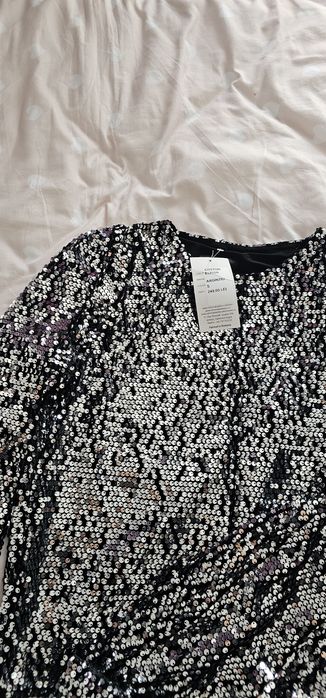 Costum din catifea cu paiete