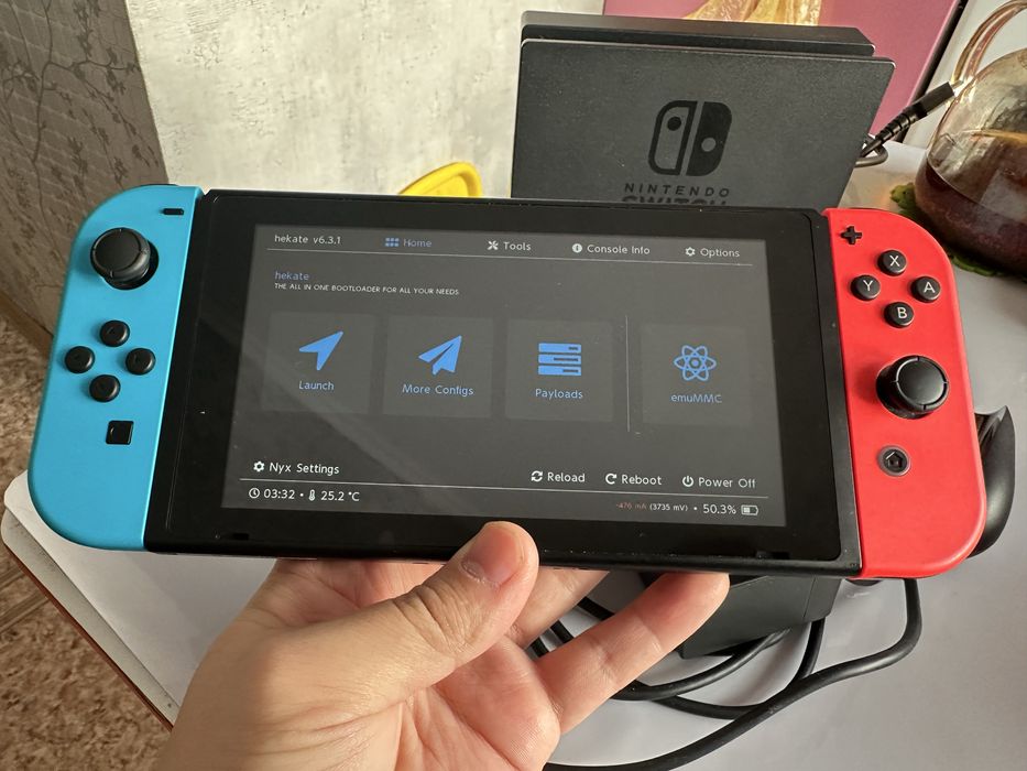 Прошитый Nintendo Switch