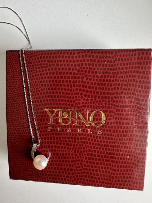 Сребърно колие Yuno pearls