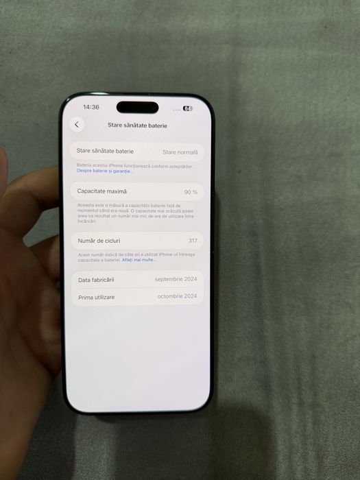 Vand IPhone 16 PRO MAX 512 GB Black Titanium