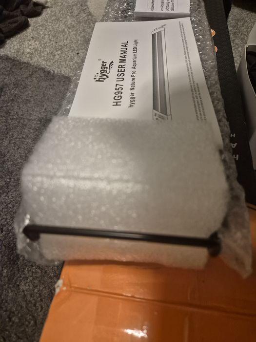 Lampa acvariu Hygger HG957, 48W cu bracheti, 75 cm, noua