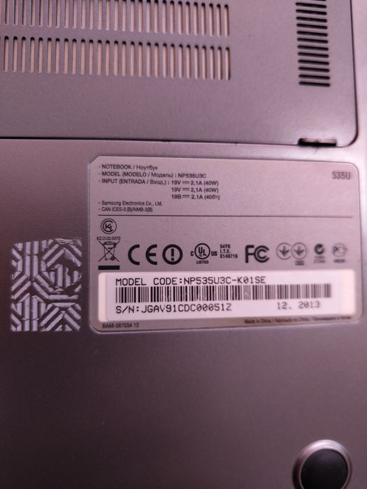 Лаптоп Samsung  в добро състояние