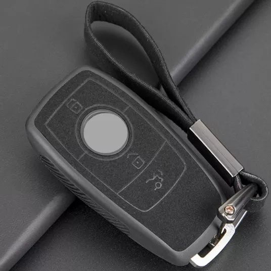 Велурен калъф за ключ Mercedes AMG w177 GLC C E W205 w213 w222 w218