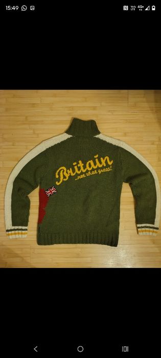 Pulover Old School Tricotat lână