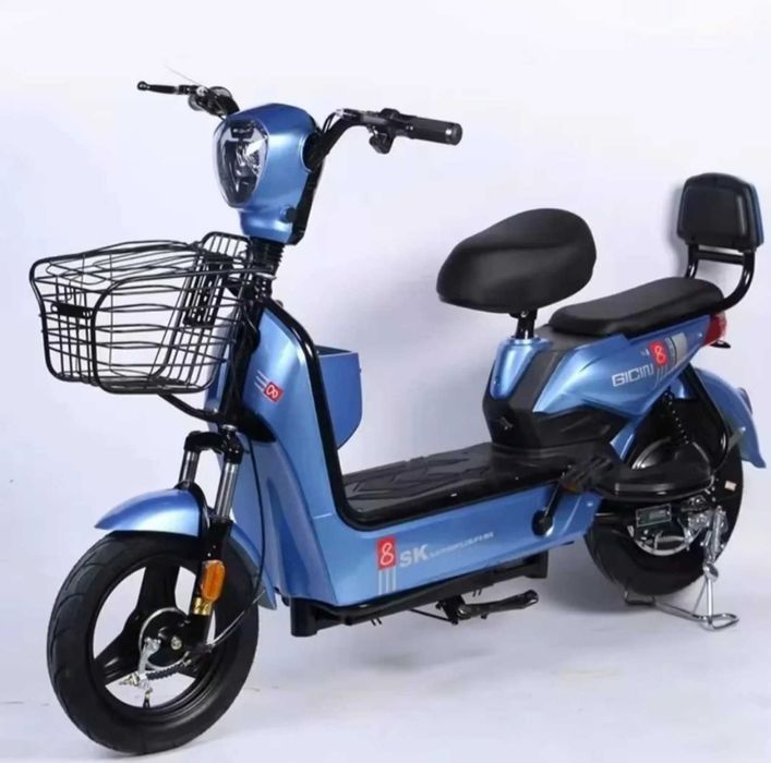 Електрически скутер с педали, Мотопед, 500W 48V 12Ah, Electric Moped
