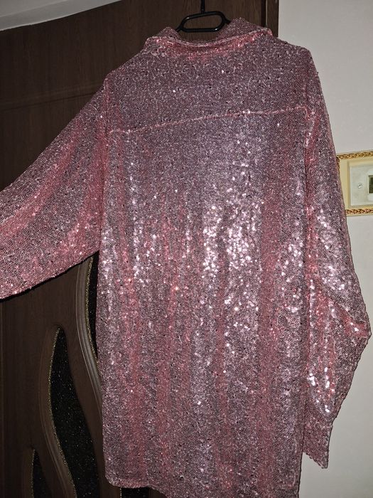Bluza paiete,mov,nr 50,52