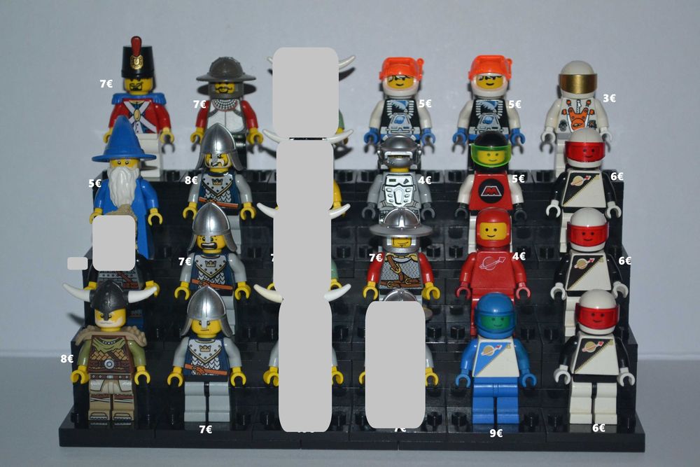 LEGO минифигурки - Castle, Space, Marvel, DC и др.