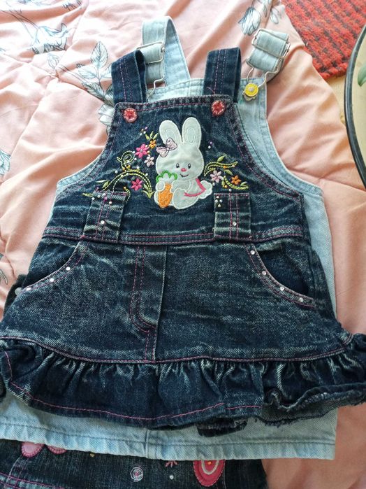 Сарафаны джинсовые на девочку с годика
