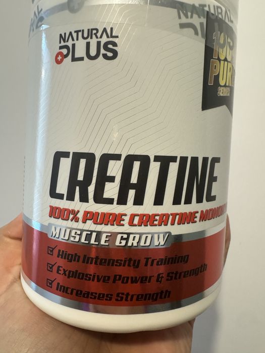 Creatina monohidrata 100% pure NaturalPlus sigilata