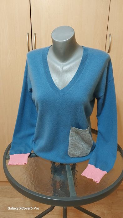 Пуловер ALLUDE. 100% кашмир размер М/S.