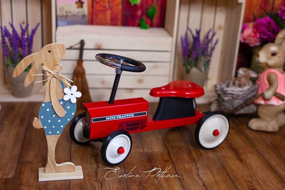 Метален трактор в 2 части