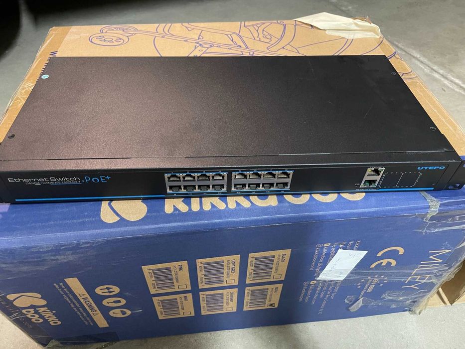 Управляем 18-портов PoE комутатор, UTEPO UTP3-SW16-TP300