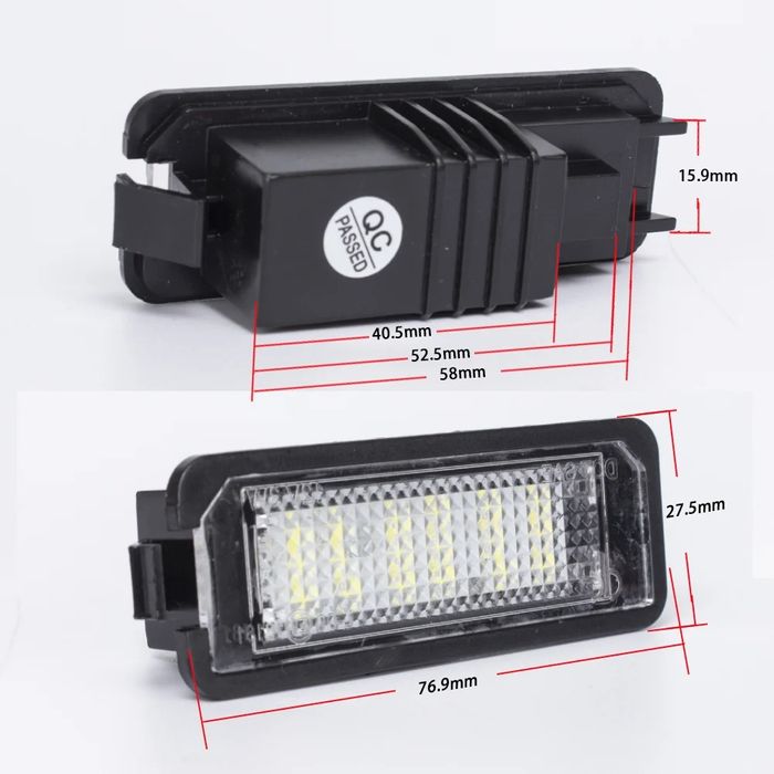 Плафони за Заден Номер Голф 4,5,6 GOLF Passat Плафони Пасат голф 4 5 6